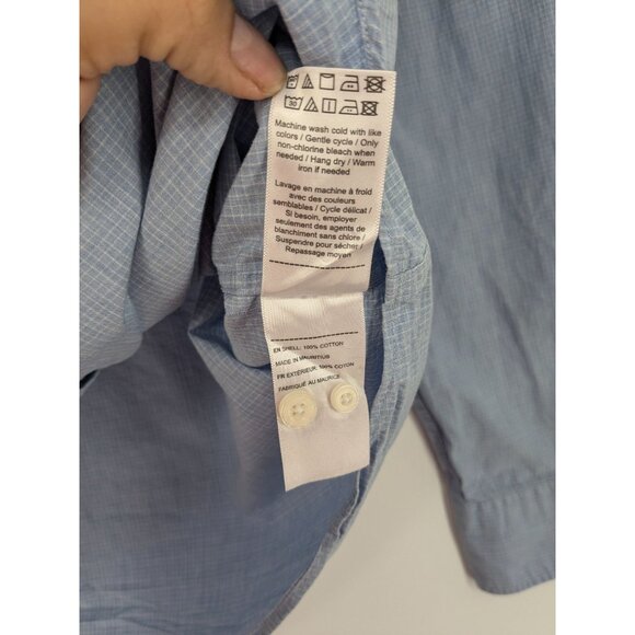 UNTUCKit Button Up Shirt Size L Micro Check Business Casual Preppy Modern Office - Picture 8 of 8